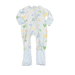 Coco moon Hawaii Full Zip Tropical Sealife Print Coverall One Piece Size 3-6 mo